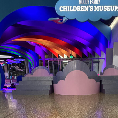 Custom Platform and Stairs - Ribbon Cutting